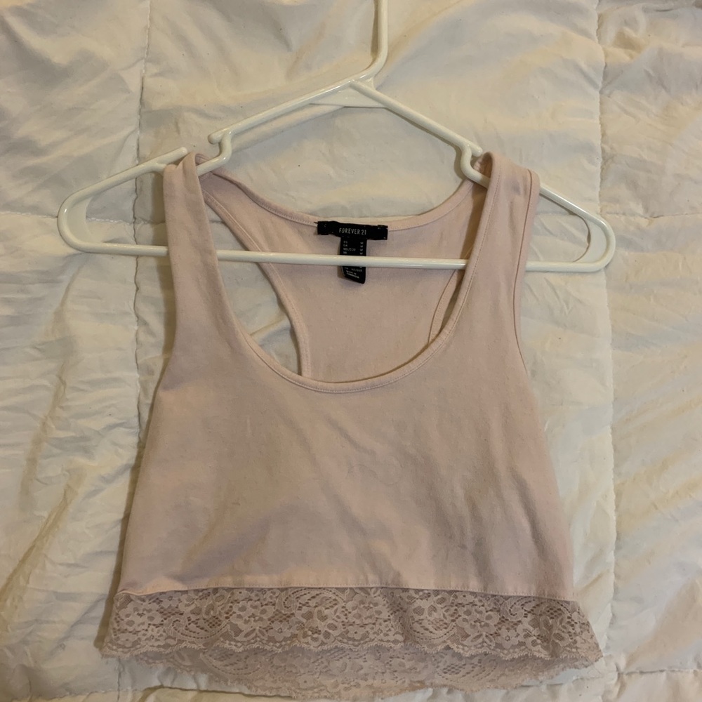 Pink crop top